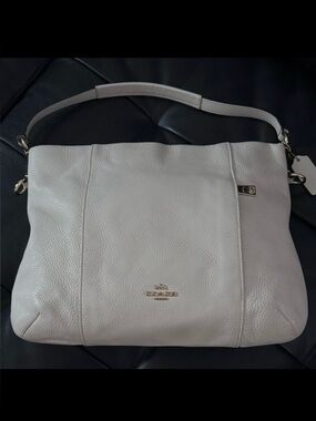 Coach Off-White Leather Shoulder Bag